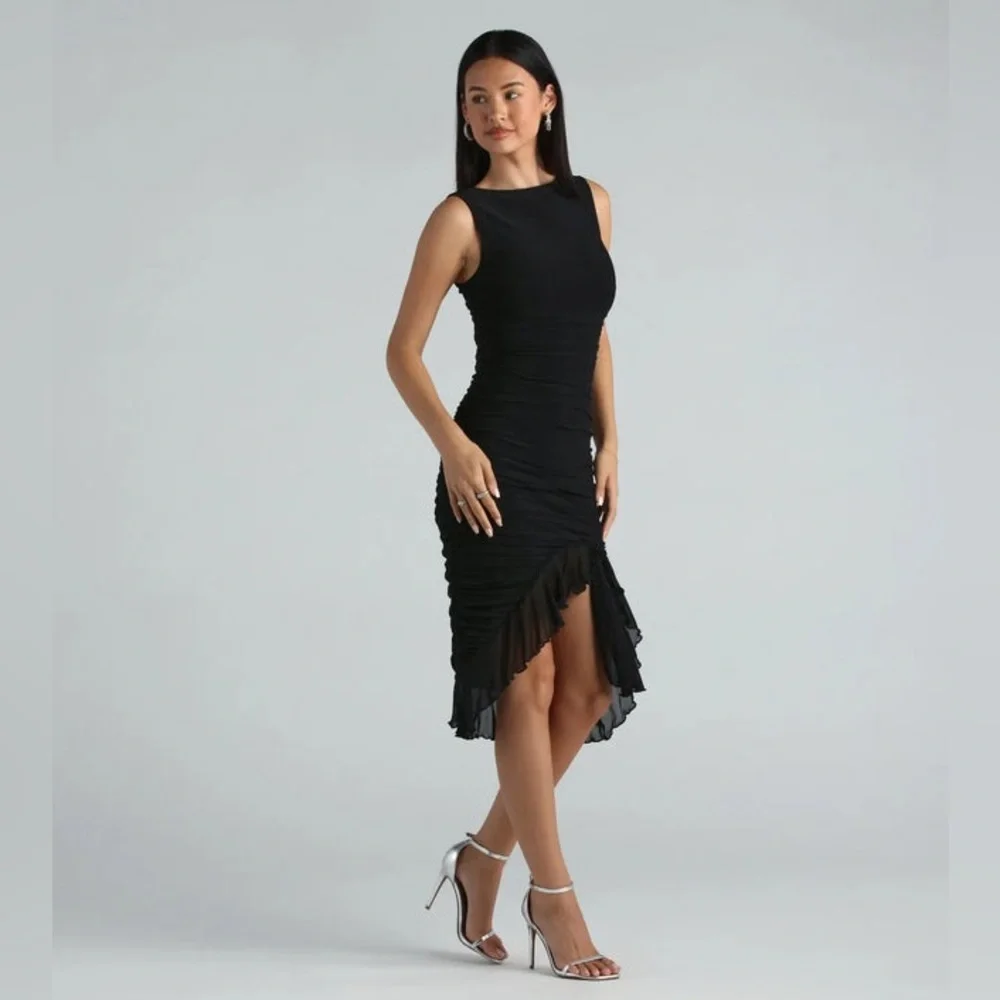Fashion Nova Black Sleeveless Dress - Picture 3 of 3